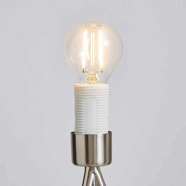Status Branded 2.5 Watt SES LED Filament Round Bulb White