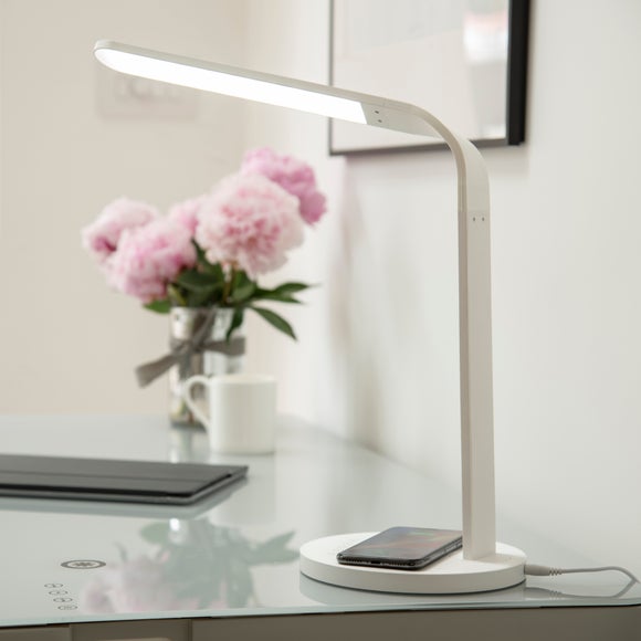 desk lamp with phone charger