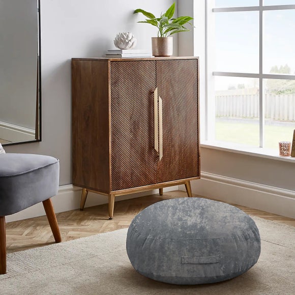 Click to view product details and reviews for Crushed Velvet Floor Cushion.