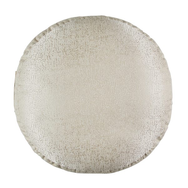 Destressed Champagne Floor Cushion image 1 of 3