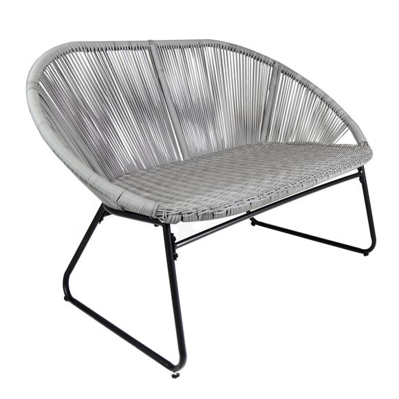 dunelm grey fan chair