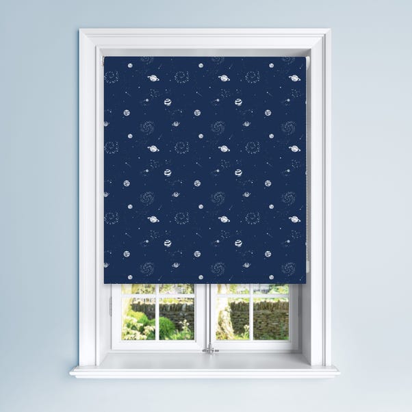Navy Galaxy Blackout Roller Blind image 1 of 3