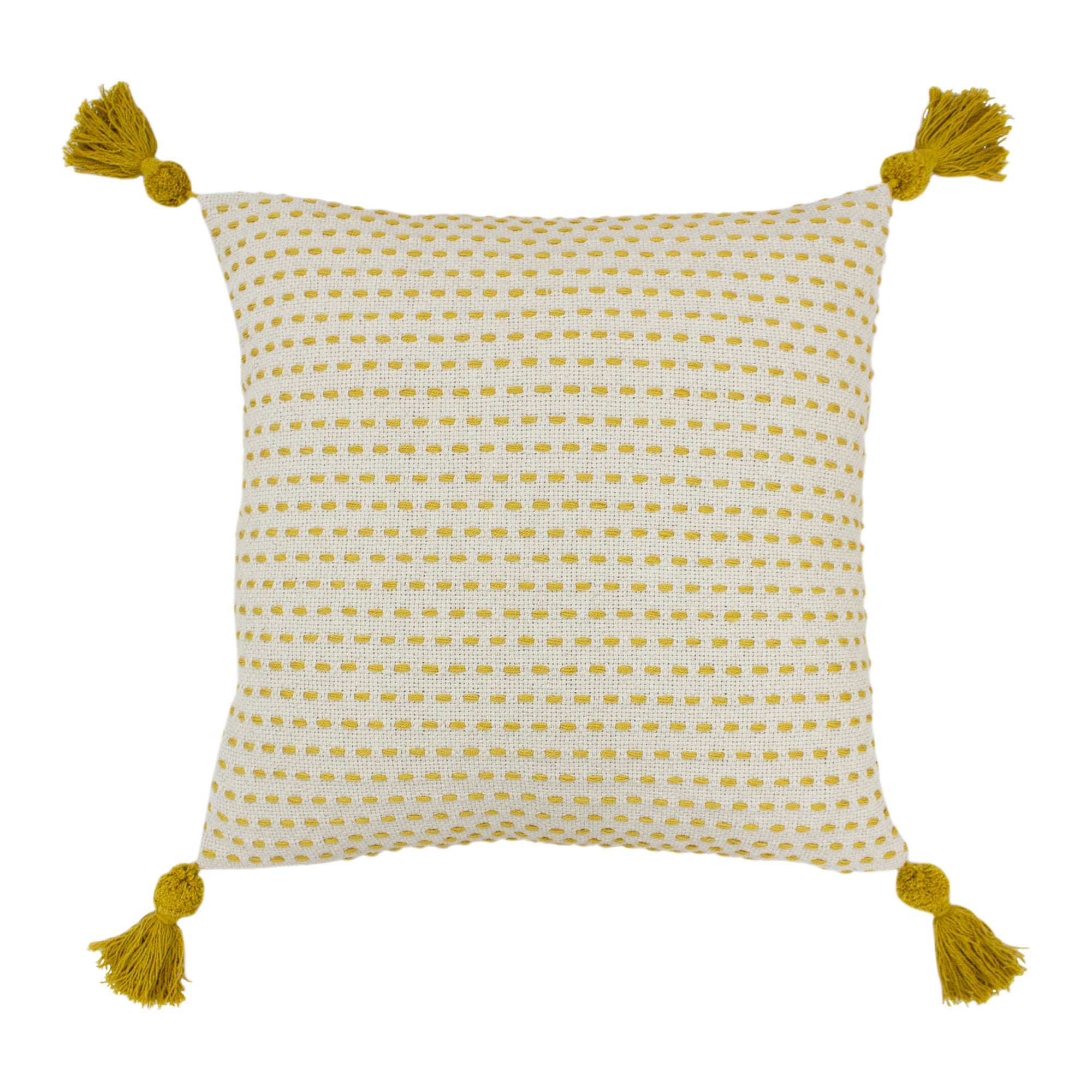 Furn Ezra Ochre Cushion Yellow