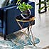 Lexi Black Marble Effect Side Table
