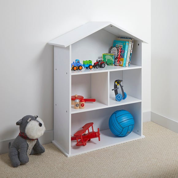 Dunelm shop bookcase white