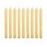 Pack of 9 Dinner Candles Cream