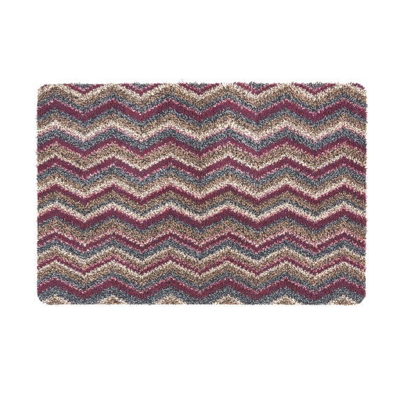 Missouri Recycled Cotton Doormat Purplegreywhite