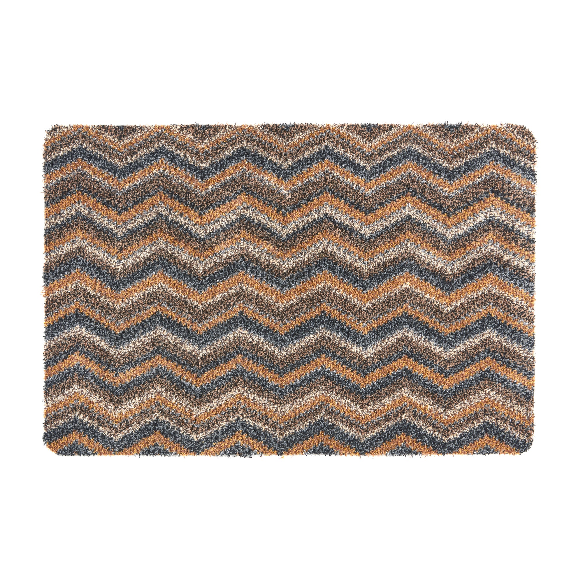 Missouri Recycled Cotton Doormat Yellowbluewhite