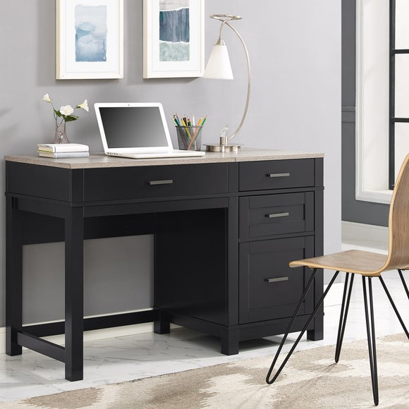 Lift top deals desk with drawers