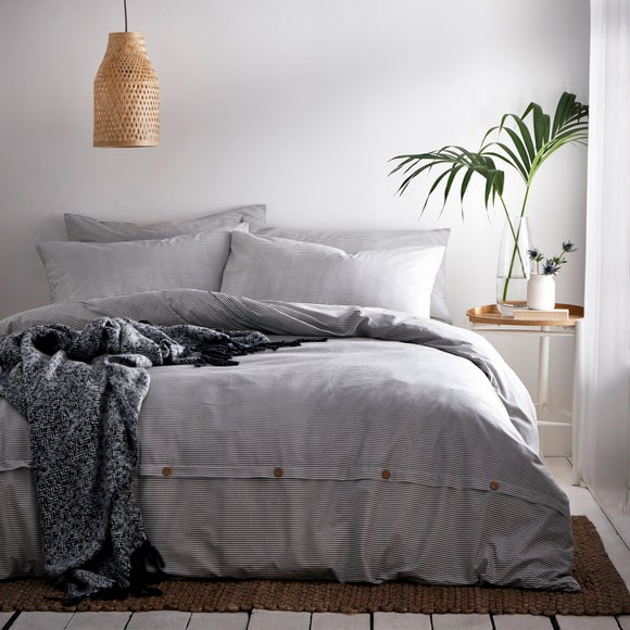 modern grey duvet set