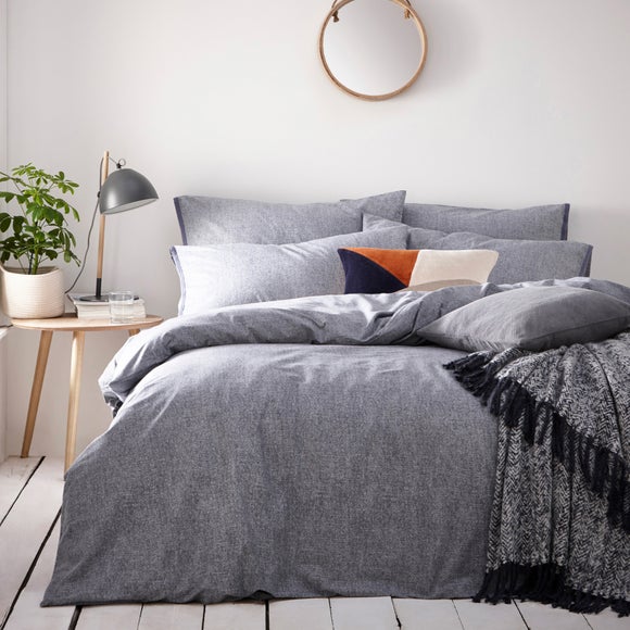 grey denim duvet cover