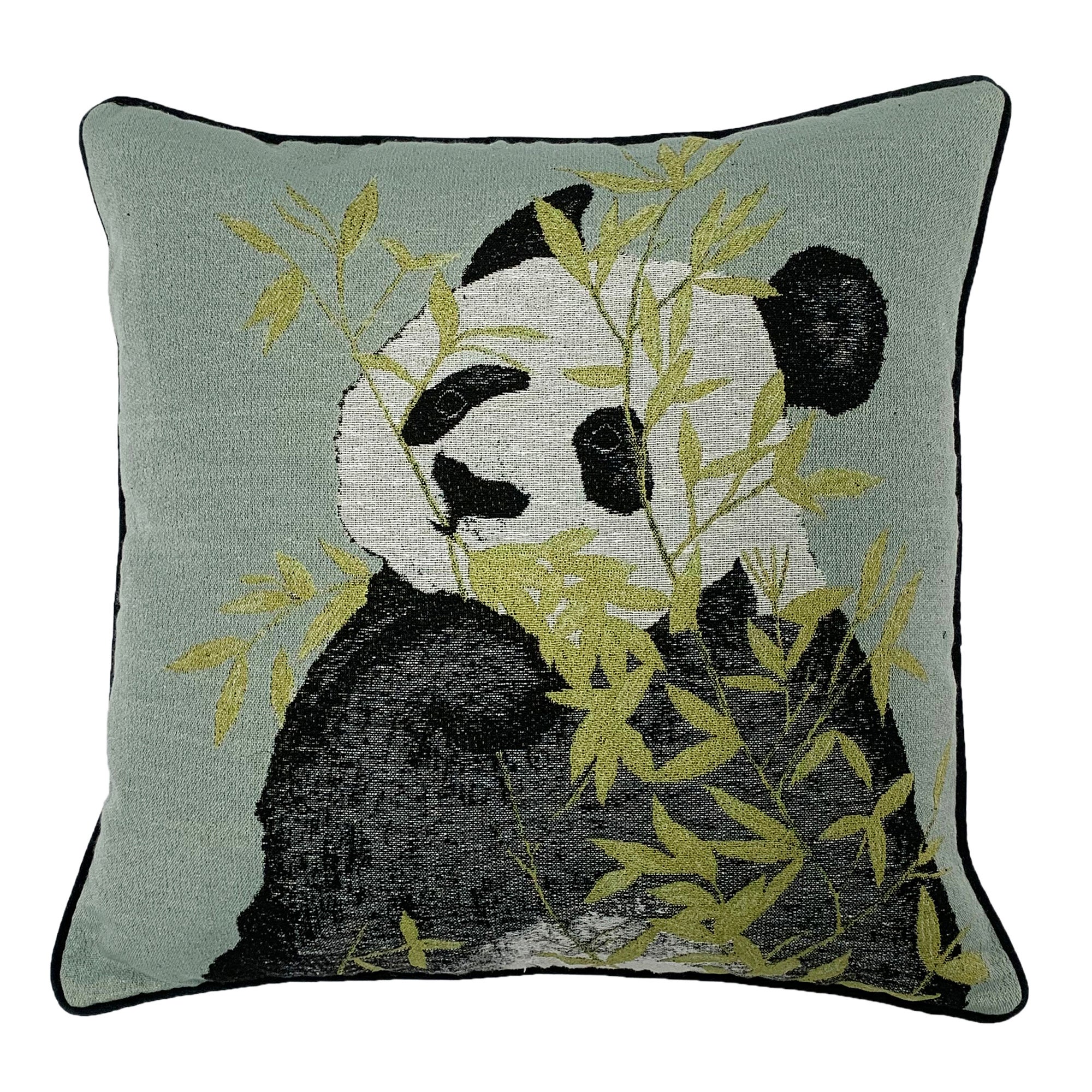 Furn Pandas Green Cushion Green