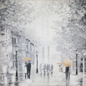 Rainy Manhattan Canvas