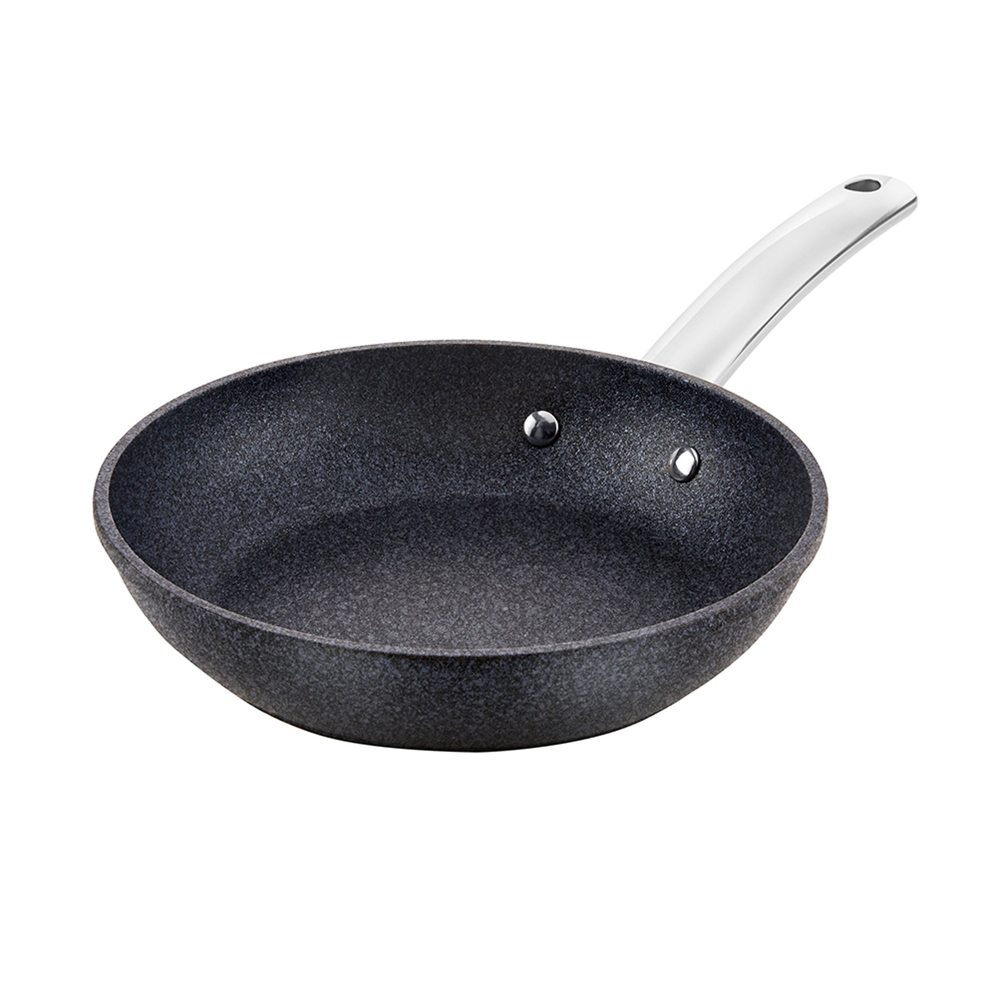 TruStone Non-Stick Aluminium Violet Black Frying Pan, 20cm