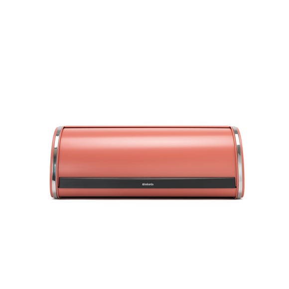 Brabantia Terracotta Pink Roll Top Bread Bin Dunelm