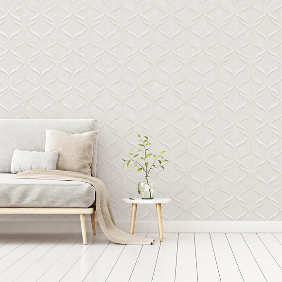 off white wallpaper for bedroom