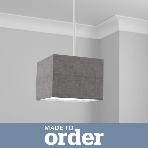 Made To Order Square Shade Linoso Grey undefined