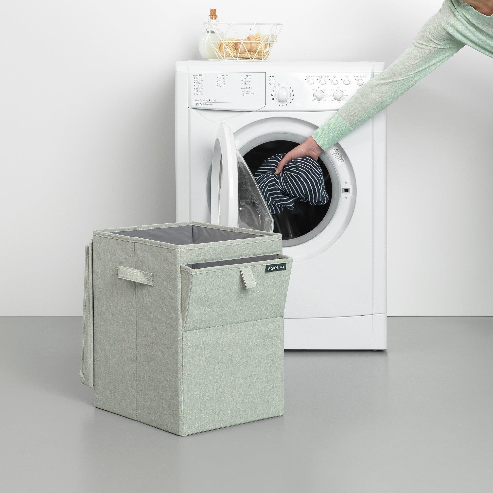 Photos - Other Components Brabantia Stackable Green 35L Laundry Box Green 