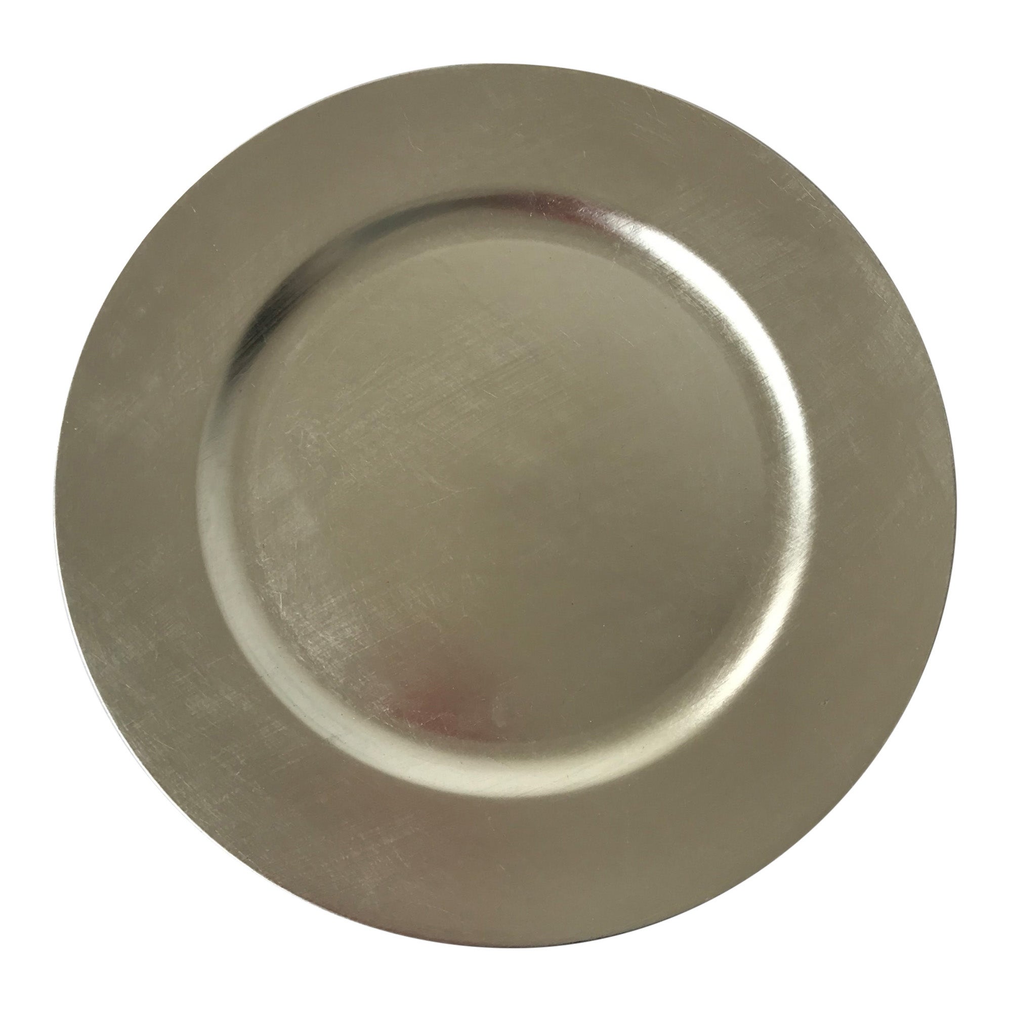 Foil Charger Plate Silver