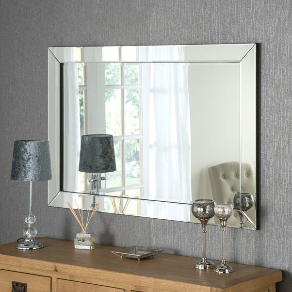 Yearn Angled Framed Mirror Black undefined