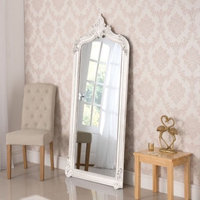 Yearn Full Length Baroque White Mirror