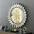 Yearn Multifaceted Round Wall Mirror Black undefined