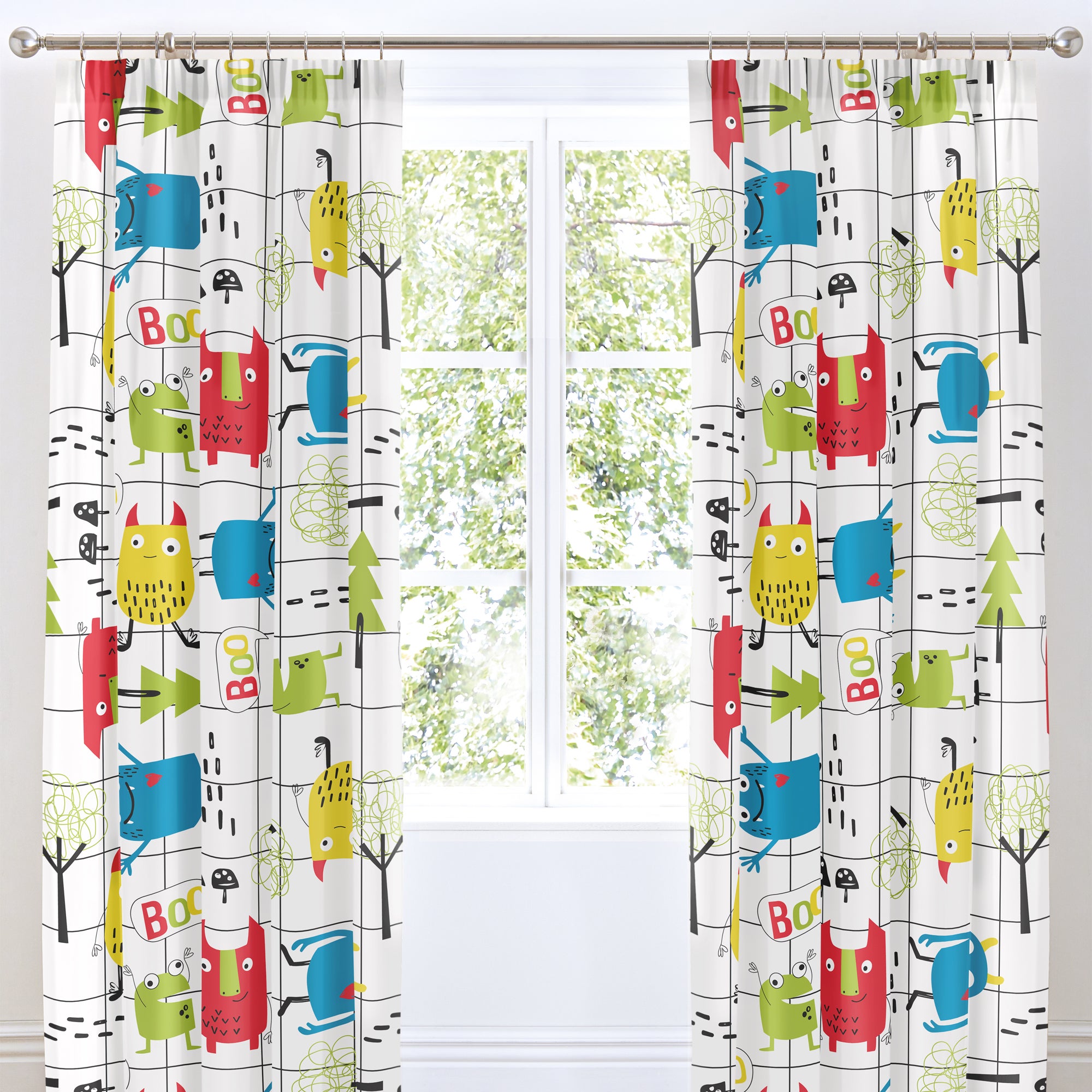 Cosatto Monster Mob Pencil Pleat Curtains