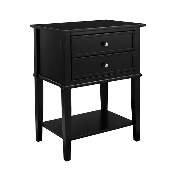 Dunelm black deals bedside table