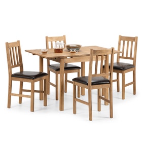 Coxmoor Extending Dining Table with 4 Chairs