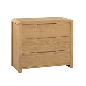 Curve 3 Drawer Chest of Drawers