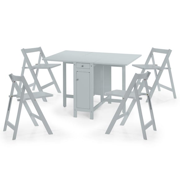 Dunelm space saving 2024 table and chairs