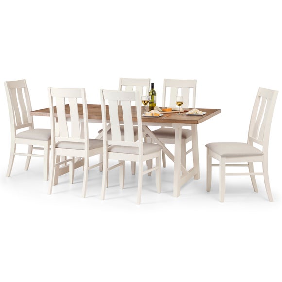 dunelm dining table and 6 chairs