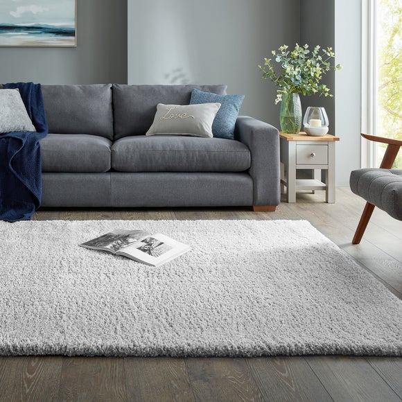 grey teddy bear rug dunelm