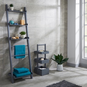 Grey Willow Wall Leaning Ladder