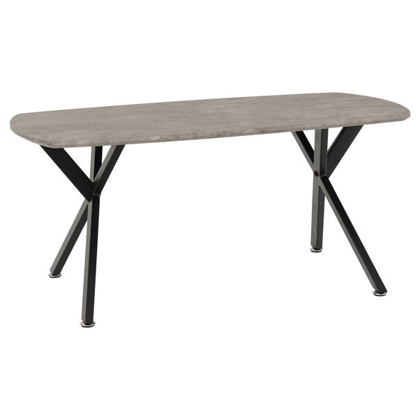 Athens Oval Coffee Table Grey