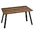 Quebec Dining Table Mid Oak (Brown)