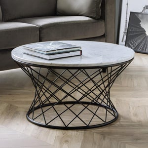 Trevi Real Marble Coffee Table