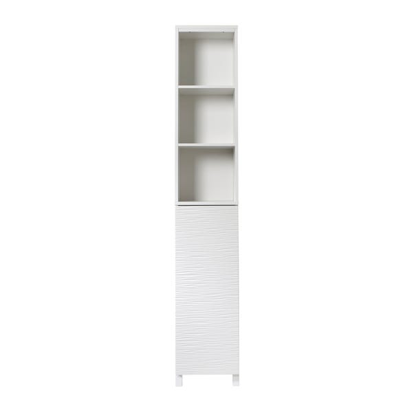 White Wave Tall Cabinet image 1 of 6