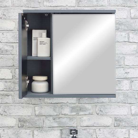 White Wave Mirror Dunelm