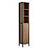 Industrial Tall Cabinet Brown