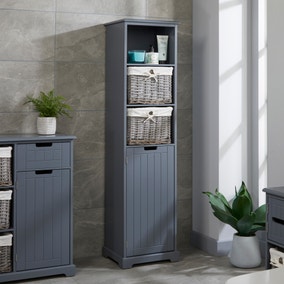 Grey Willow Tall Cabinet