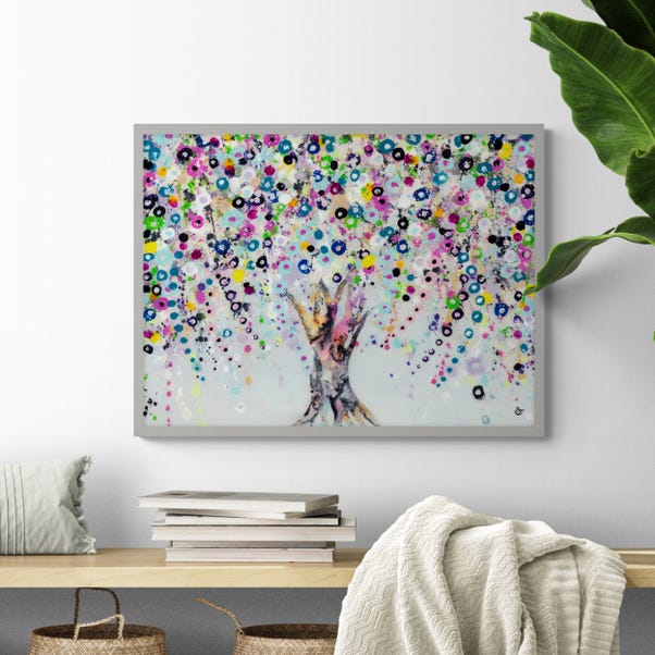 Wishing Tree Framed Print MultiColoured
