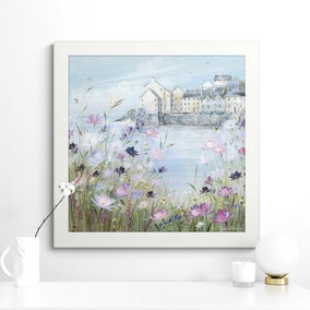 Harbour In Bloom Framed Print