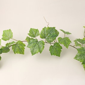 Outdoor Grape Leaf Garland Weather Resistant 180cm