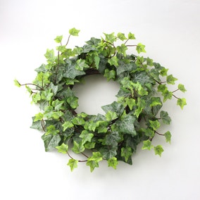 Outdoor Ivy Wreath Weather Resistant 38cm