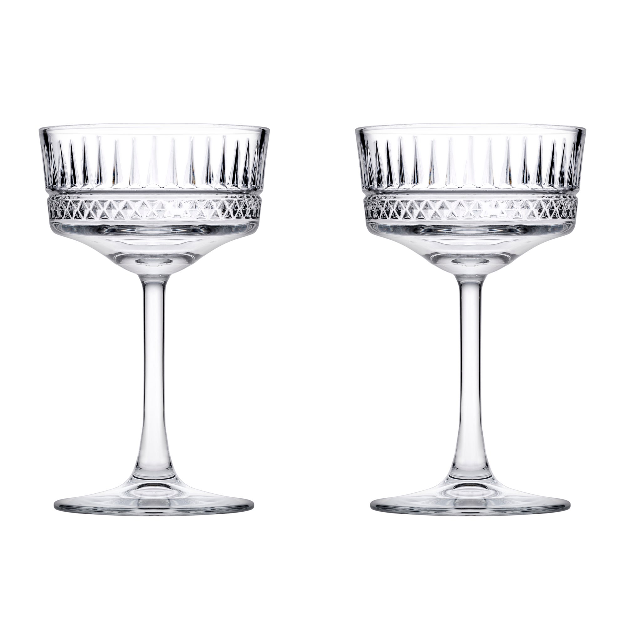 Set of 2 Elysia Champagne Coupes