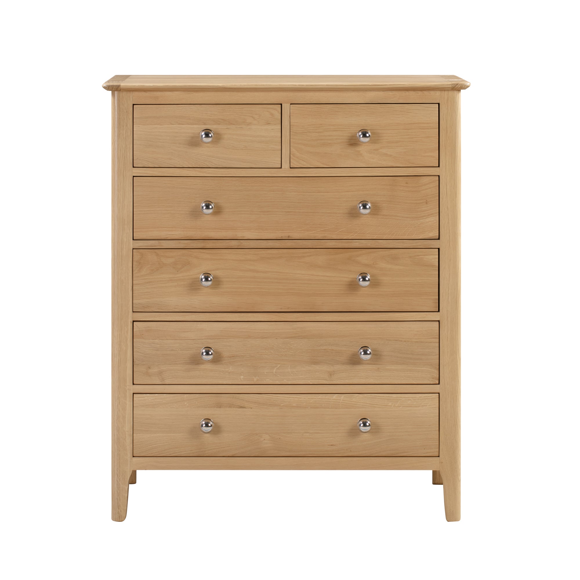 Photos - Other Furniture Oak Cotswold 6 Drawer Chest,  Brown 