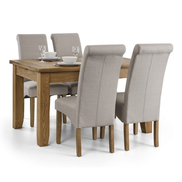 Astoria Dining Table and 4 Rio Chairs Set