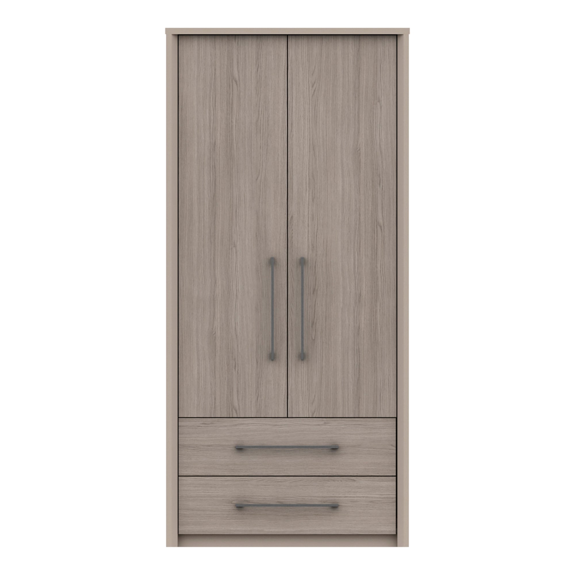 Dolan Double 2 Drawer Wardrobe Beige