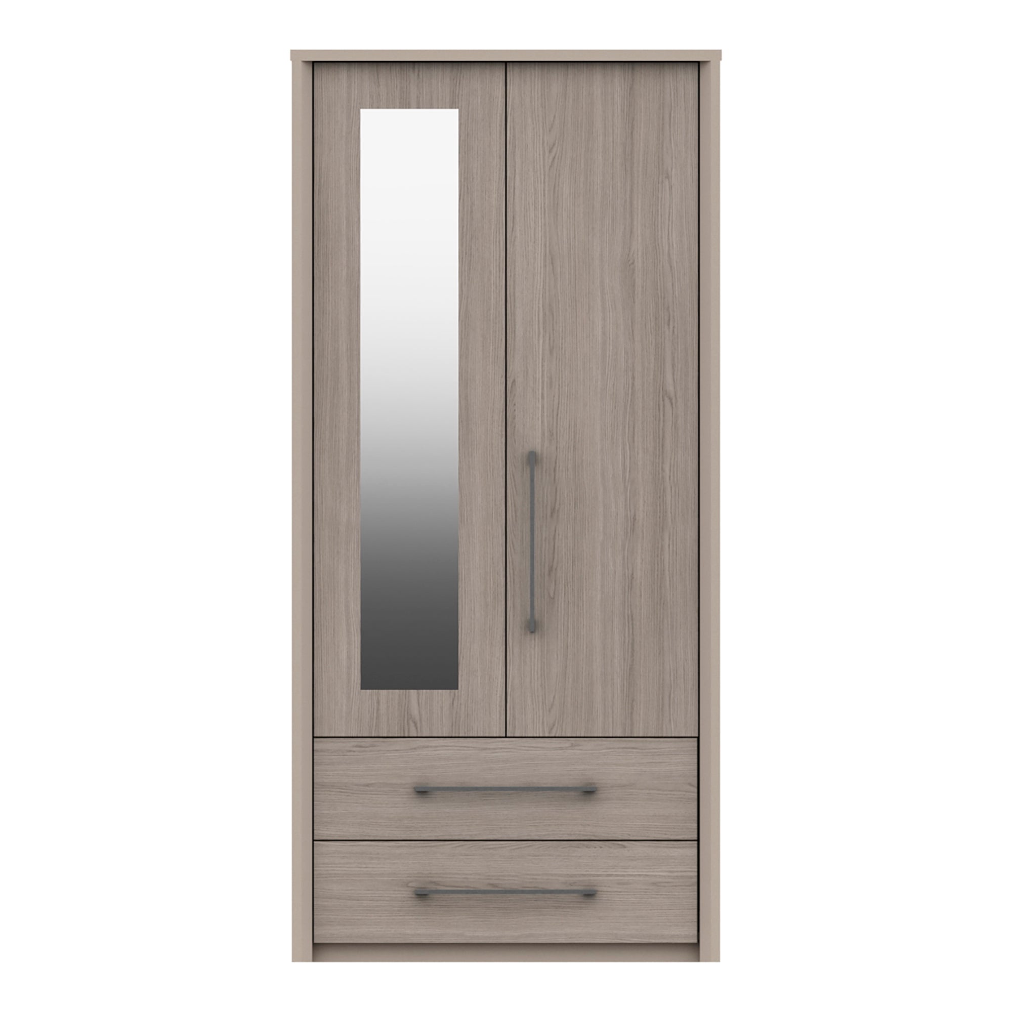 Dolan Double 2 Drawer Wardrobe Light Oak